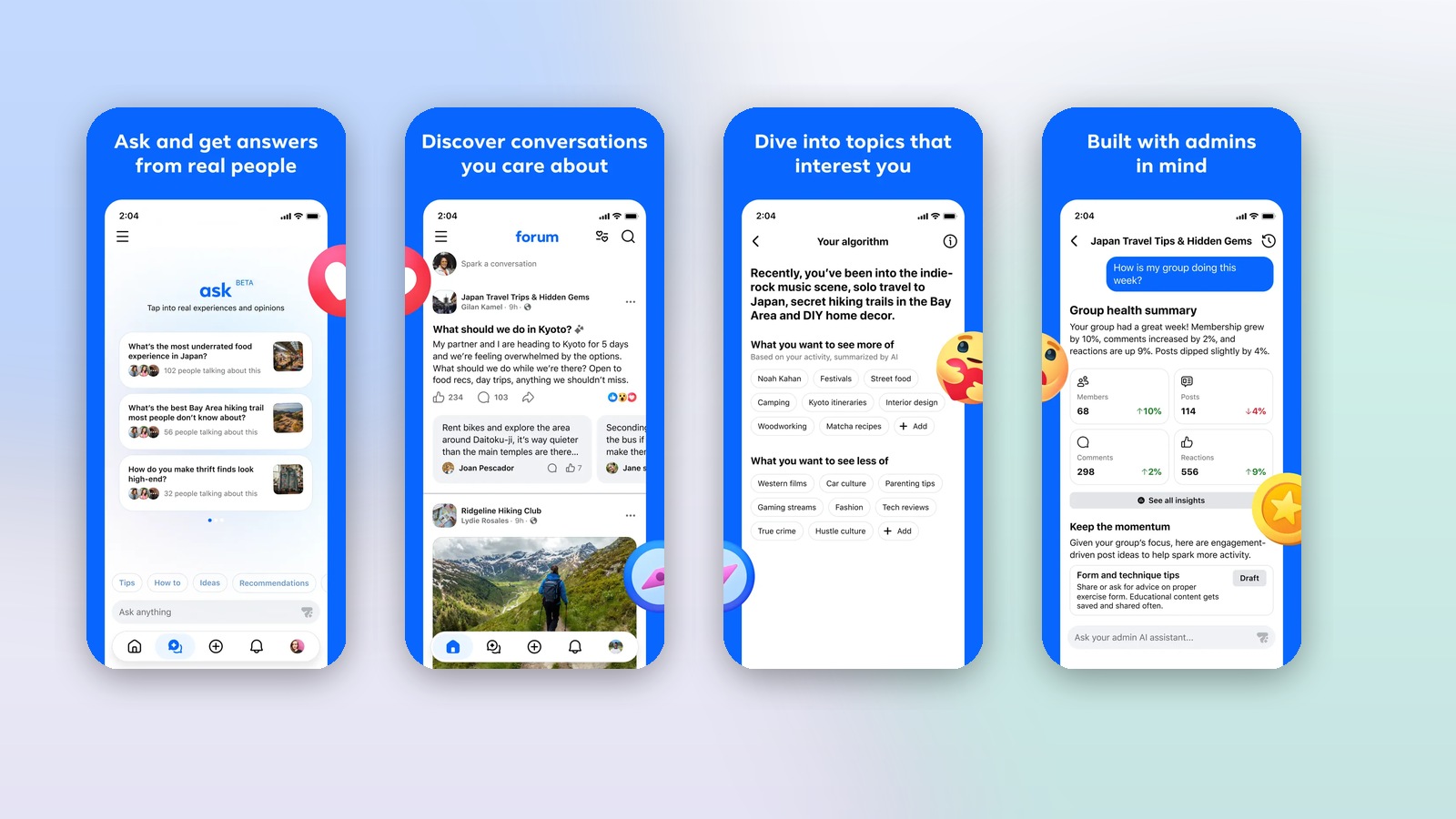 Meta lansează Forum, o aplicație care copiază Reddit. Grupuri, discuții și un asistent AI, într-un singur loc